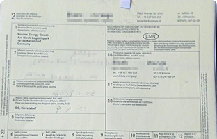 Delivery document